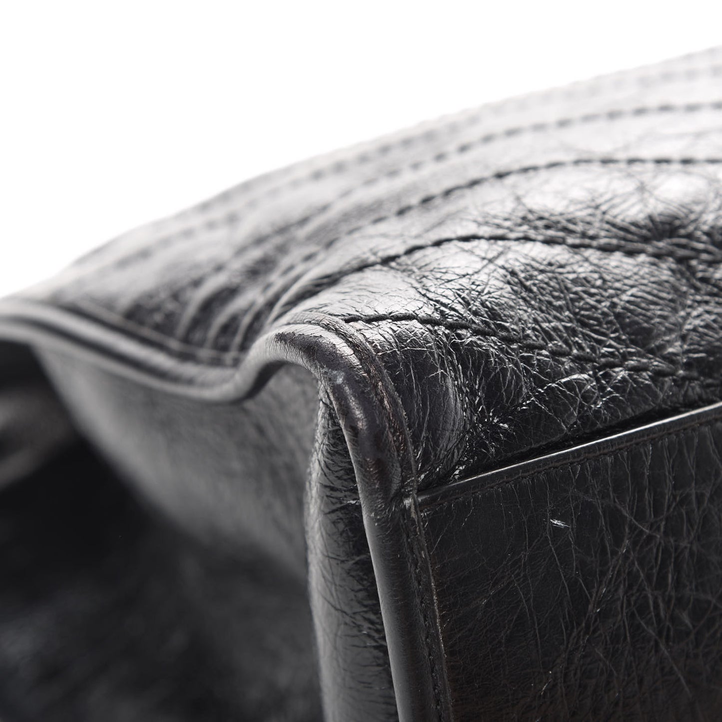 Crinkled Calfskin Matelasse Monogram Niki Shoulder Bag Black