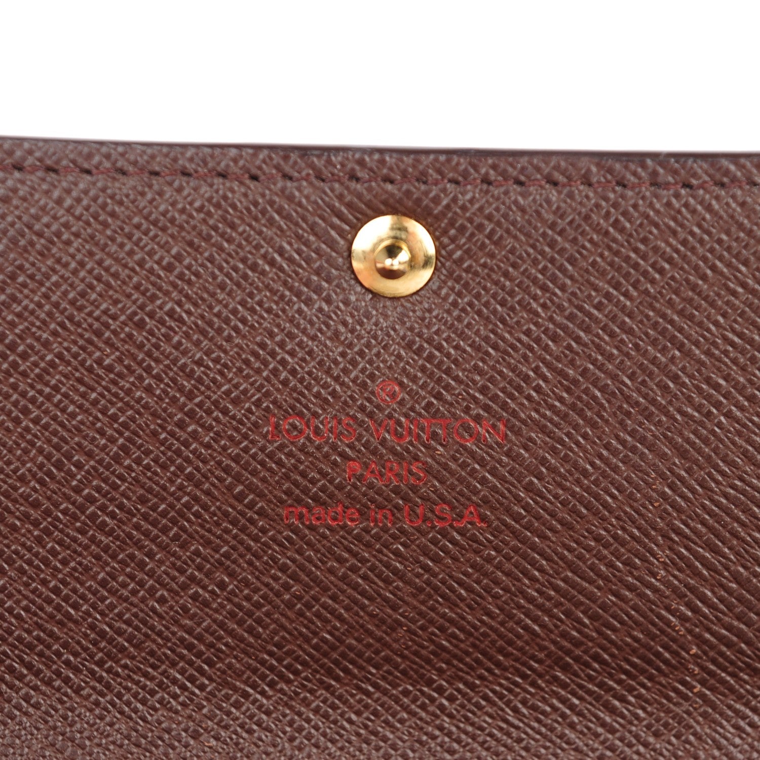 Louis Vuitton Damier Ebene Sarah Wallet 6 of 8