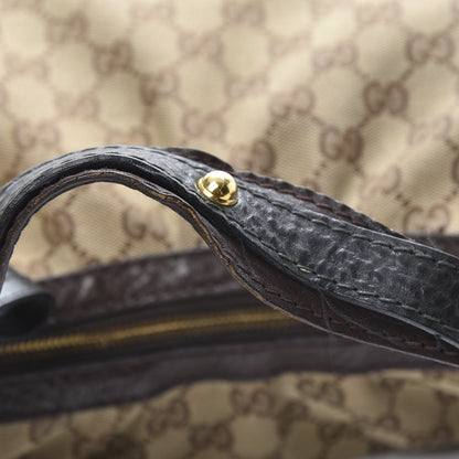 Gucci Monogram Medium Interlocking Hobo Dark Brown 16 of 18