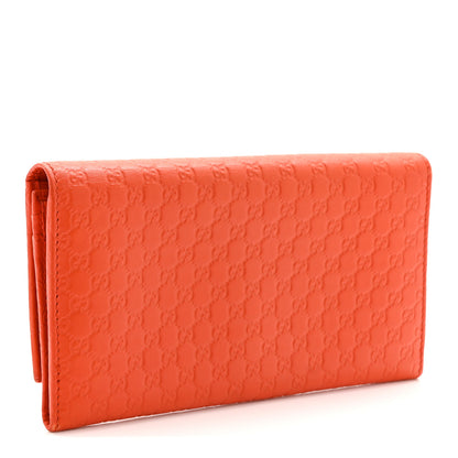 Gucci Soft Microguccissima Continental Wallet Sun Orange 3 of 11