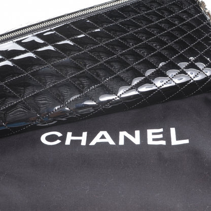Chanel Patent Geometric Quilted Kaleidoscope Shoulder Bag Black 7 of 7
