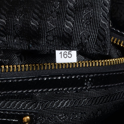 Prada Tessuto Nylon Pietre Jeweled Tote Nero Black 9 of 11