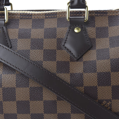 Louis Vuitton Damier Ebene Speedy Bandouliere 25 10 of 10