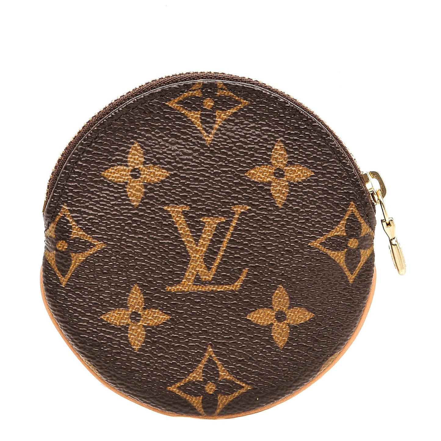 Monogram Round Coin Purse