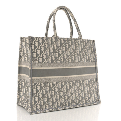 Christian Dior Oblique Large Book Tote Grey 3 of 9