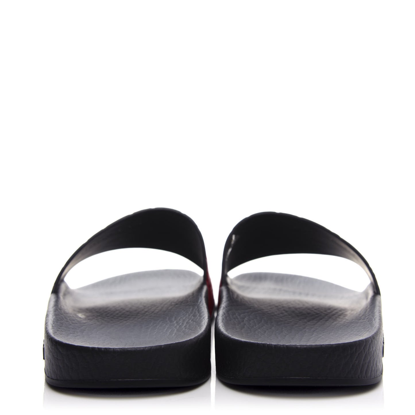 Guccissima Signature Slide Sandals 41 Hibiscus Red