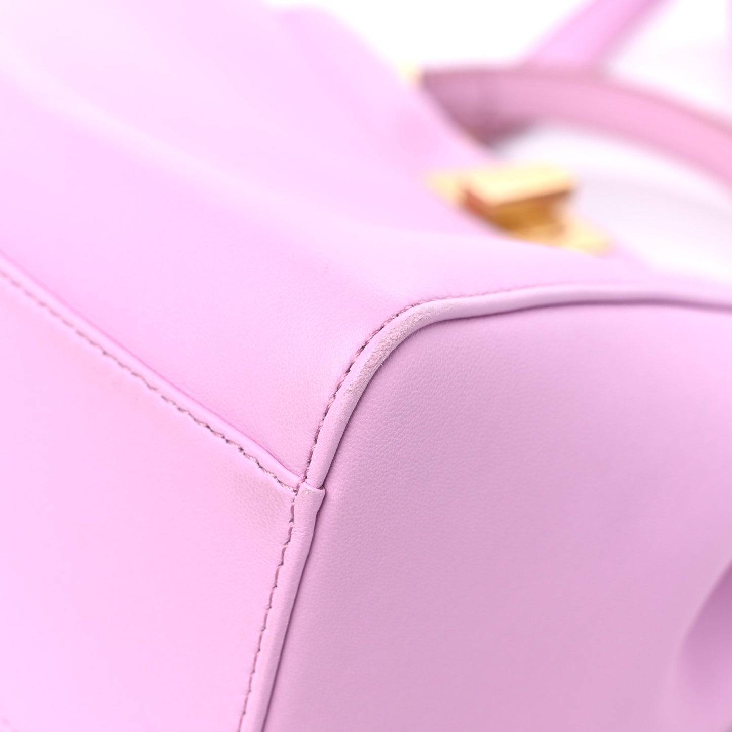 Nappa Stacked Bar Mini Peekaboo Iconic Satchel Lavanda