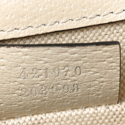 Gucci Textured Calfskin Crystal Mini Dionysus Shoulder Bag Mystic White 7 of 10