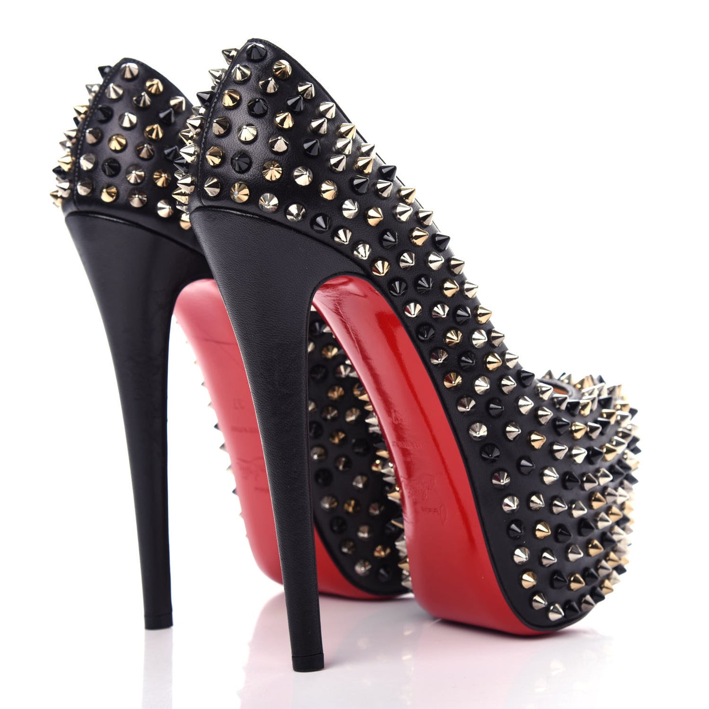 Nappa Daffodile Spikes 160 Pumps 37 Black