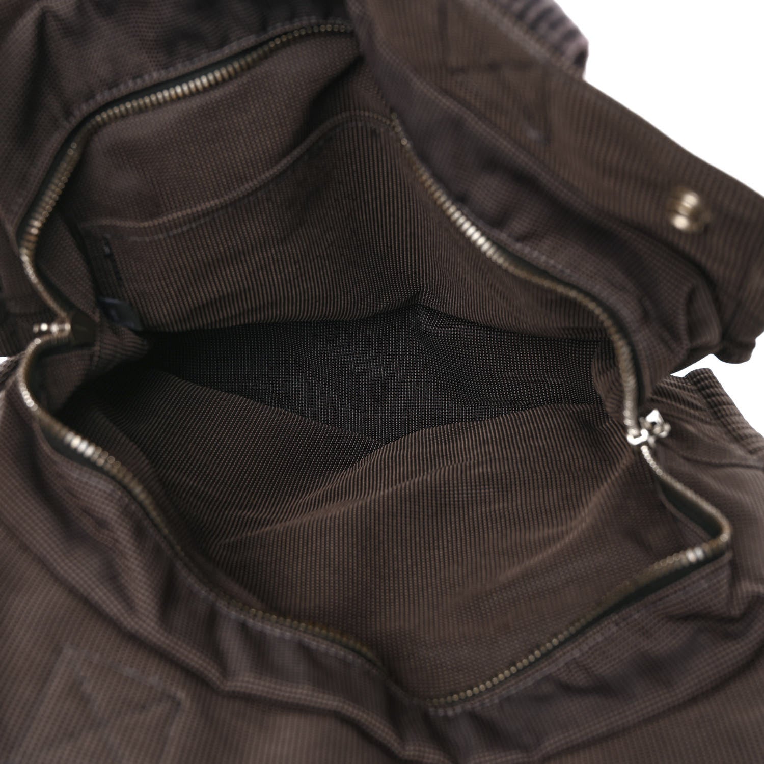 Hermes Canvas Herline Backpack Grey 5 of 10
