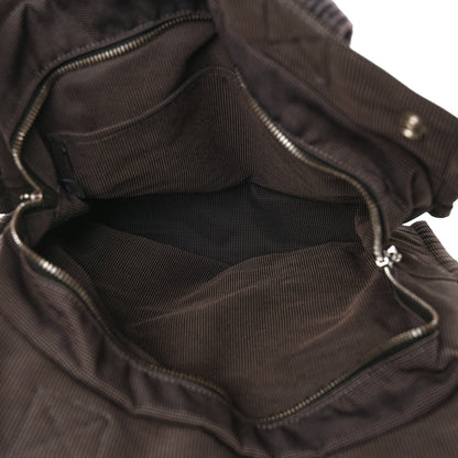 Hermes Canvas Herline Backpack Grey 5 of 10