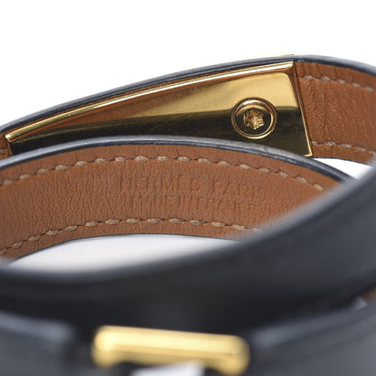 Hermes Chamonix Rivale Double Tour Bracelet XS Black 4 of 6