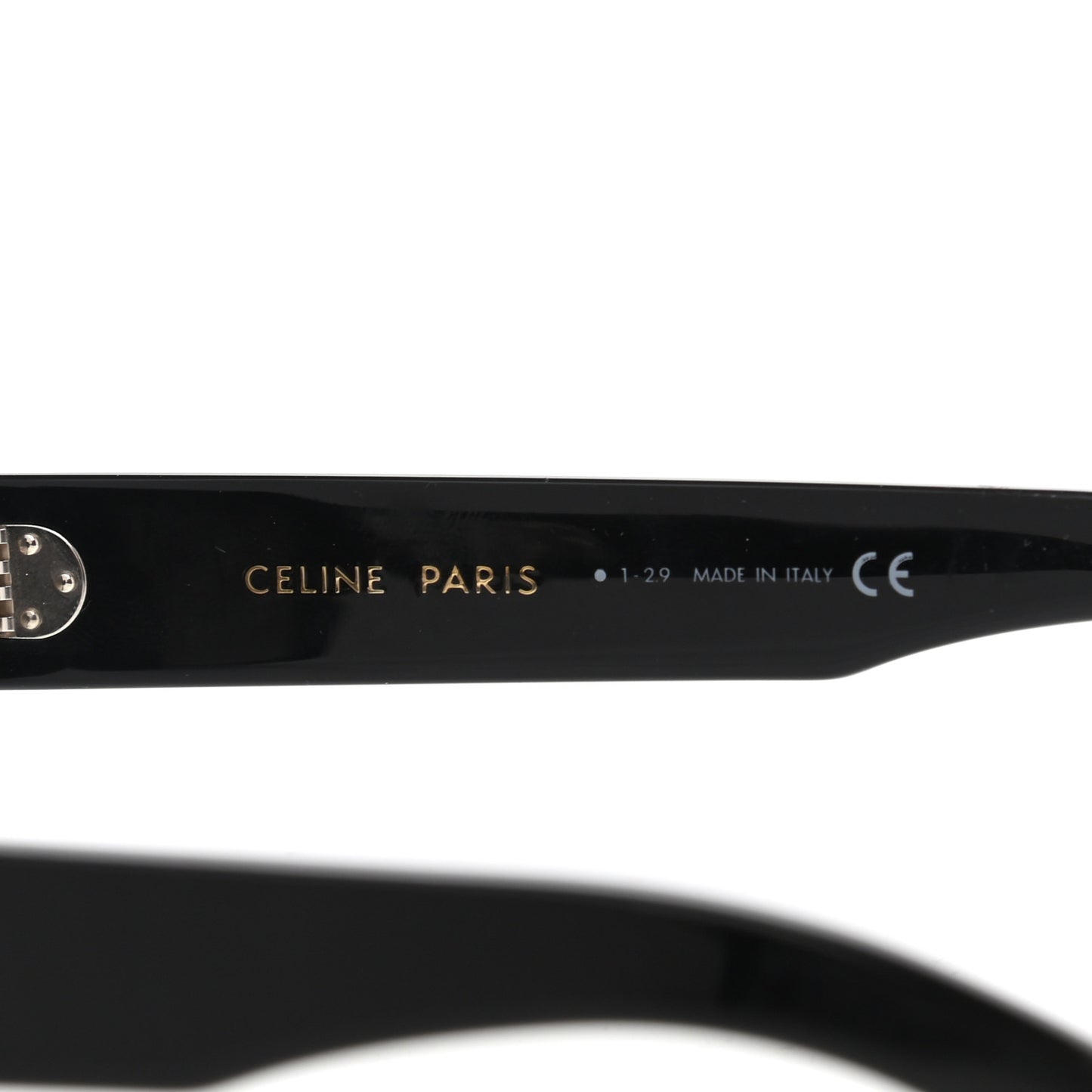 Acetate Octagon Polarized Sunglasses CL40131 Black
