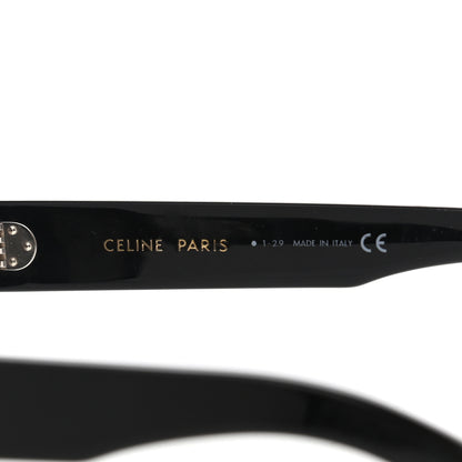 Celine Acetate Octagon Polarized Sunglasses CL40131 Black 6 of 7