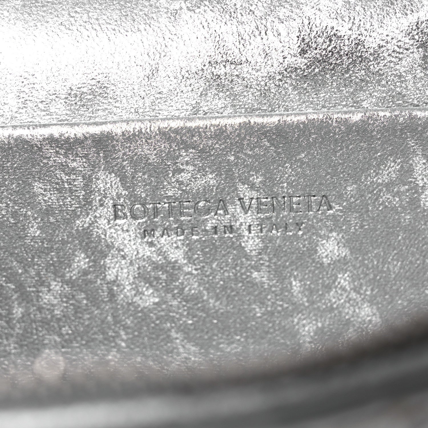 Bottega Veneta Laminated Nappa Intrecciato Bang Bang Vanity Case Silver 6 of 11
