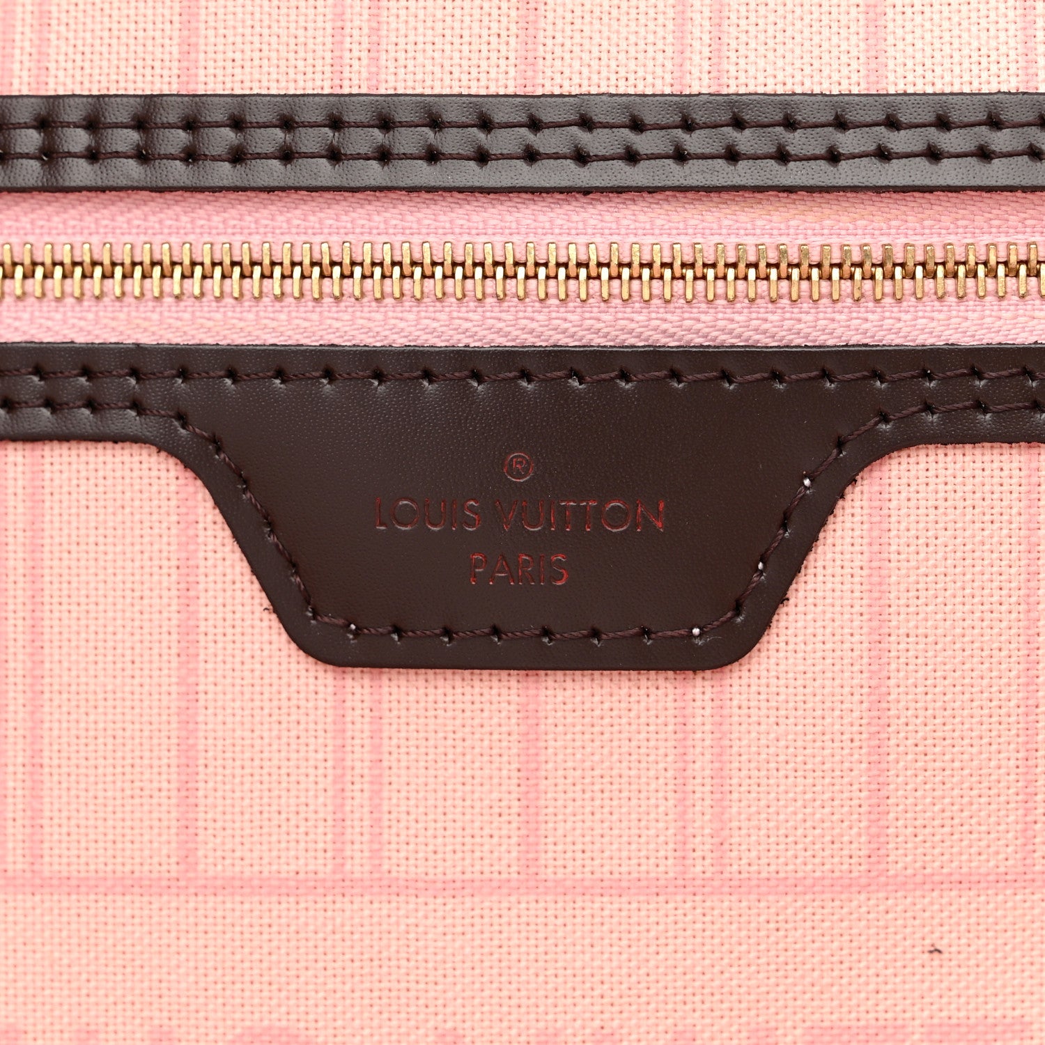 Louis Vuitton LOUIS VUITTON Damier Ebene Neo Neverfull MM Rose Ballerine 8 of 15