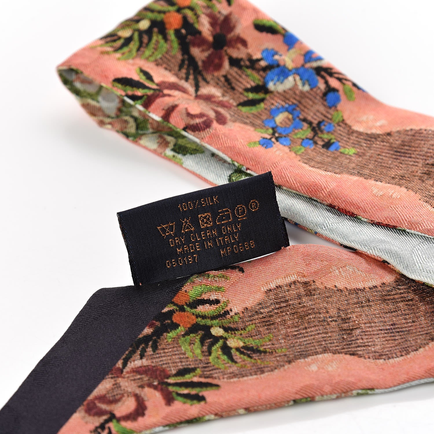 Louis Vuitton Silk Monogram Flowers XVIII BB Bandeau 4 of 5