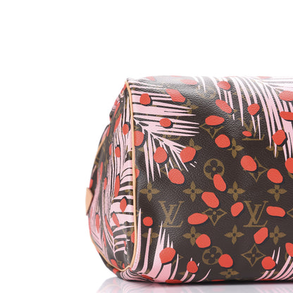 Louis Vuitton Monogram Jungle Dots Speedy 30 Sugar Pink Poppy 7 of 9