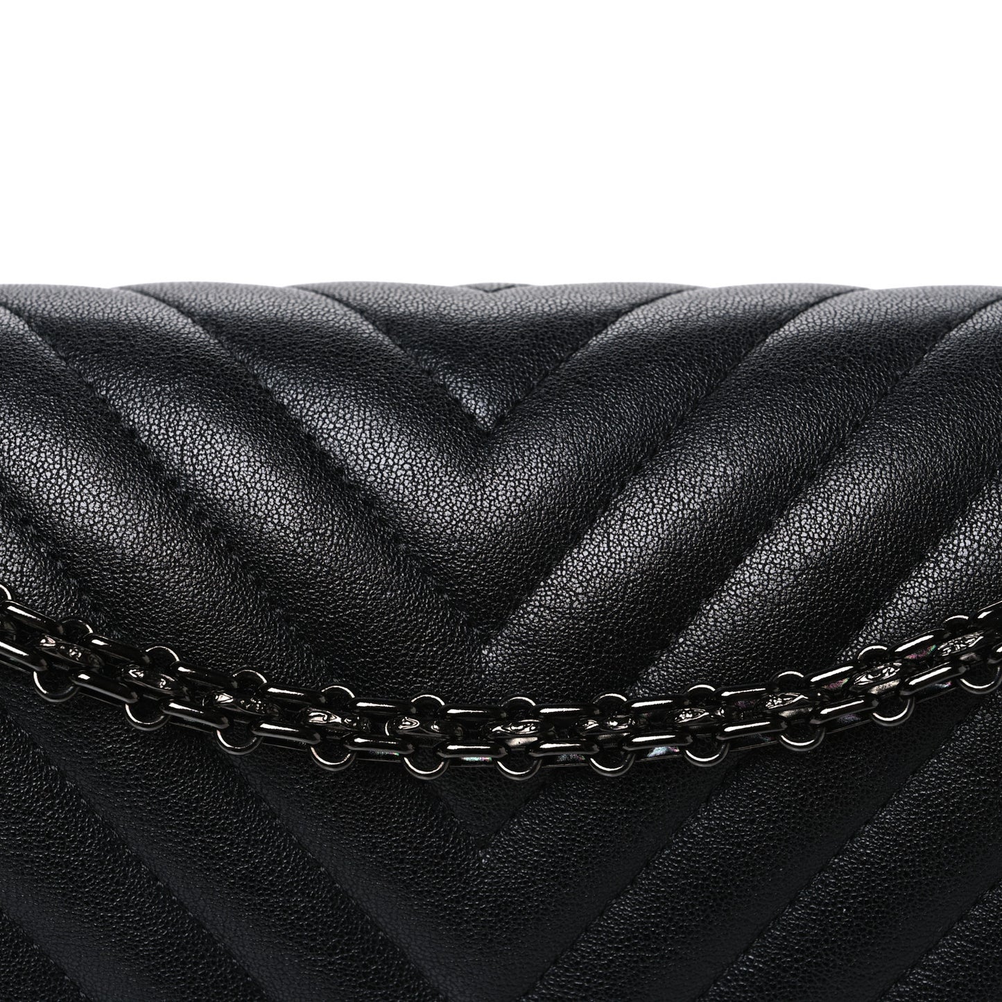 Sheepskin Chevron Quilted 2.55 Reissue 226 Flap So Black