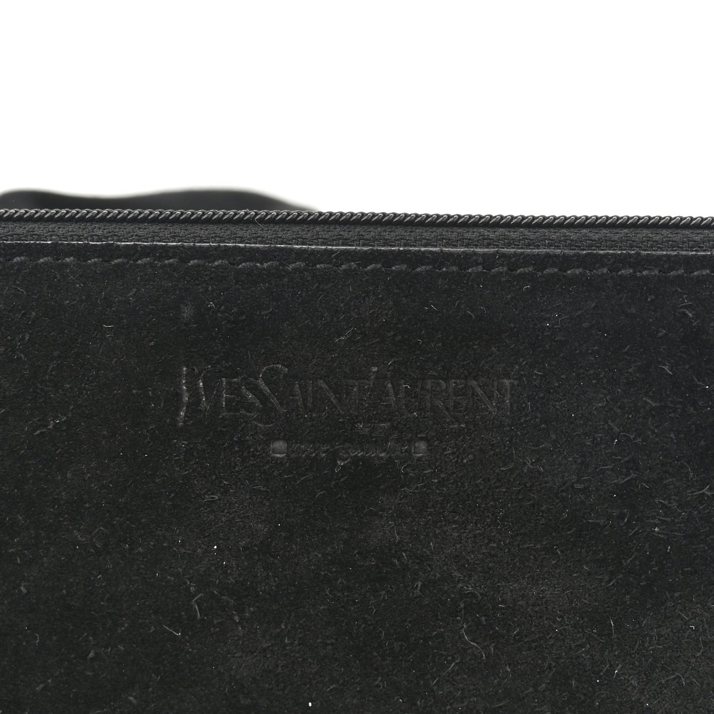 Suede Horn Stitched Mombasa Hobo Black