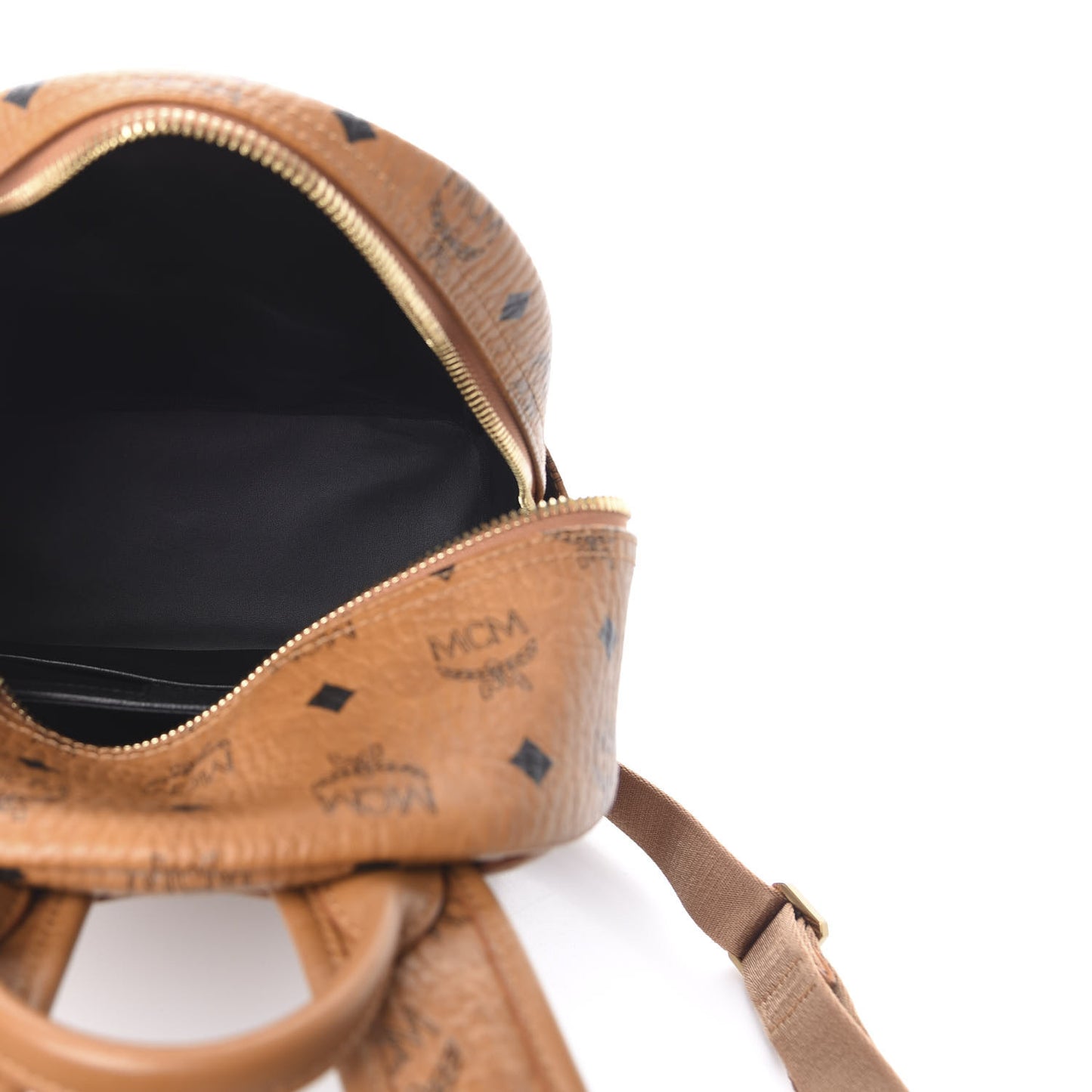 Visetos Studded Small Stark M Backpack Cognac