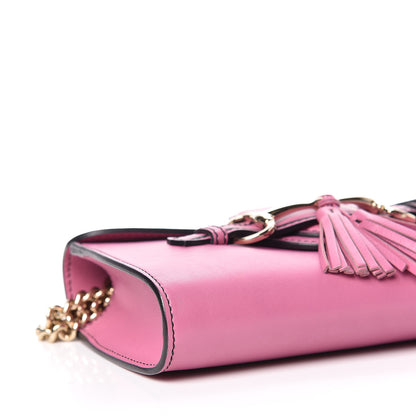 Gucci Smooth Calfskin Small Emily Chain Shoulder Bag Pink 5 of 10