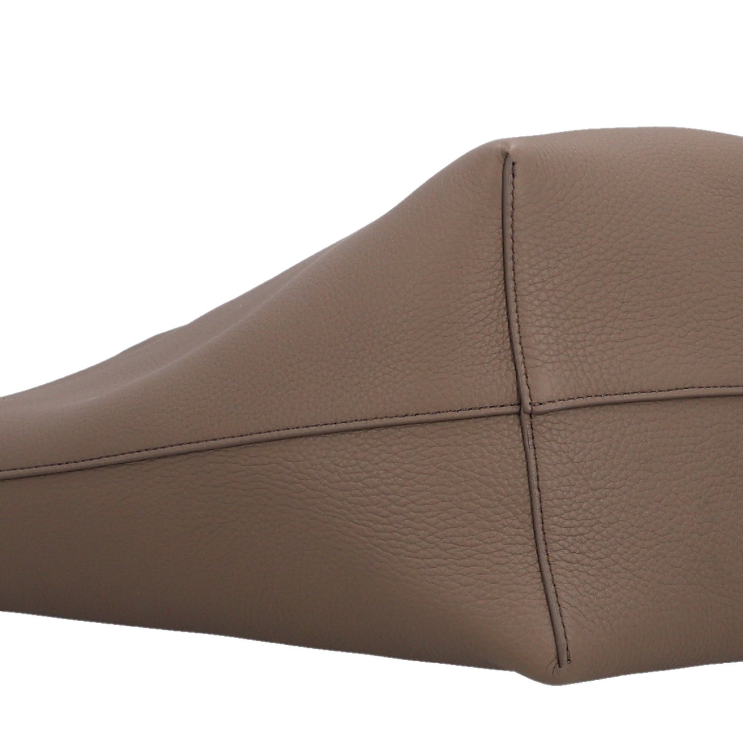 Grained Calfskin Medium N/S Park Tote Smoked Taupe