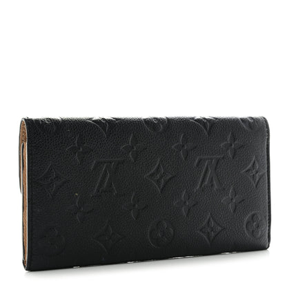 Louis Vuitton Empreinte Emilie Wallet Black Dune 3 of 12