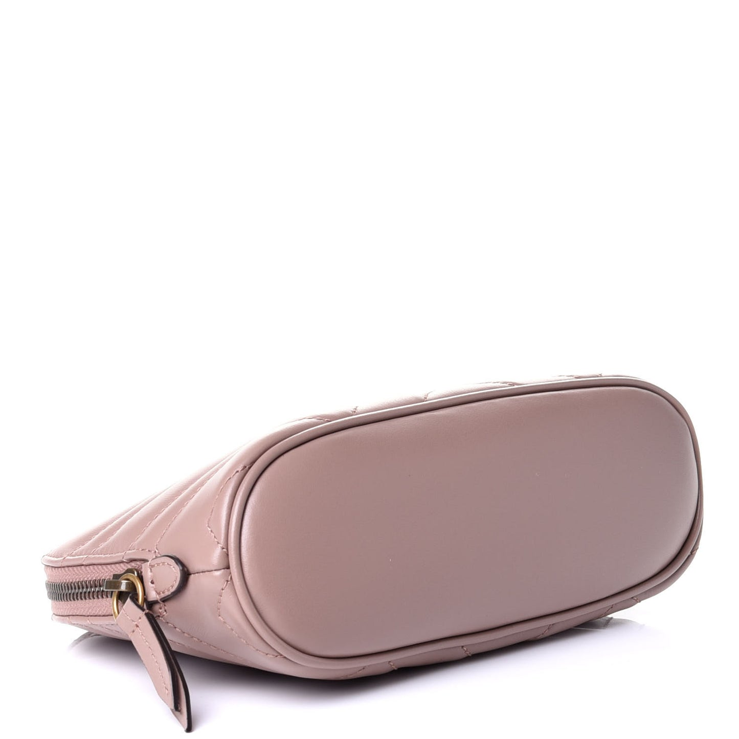 Calfskin Matelasse Large GG Marmont Pouch Cosmetic Case Porcelain Rose