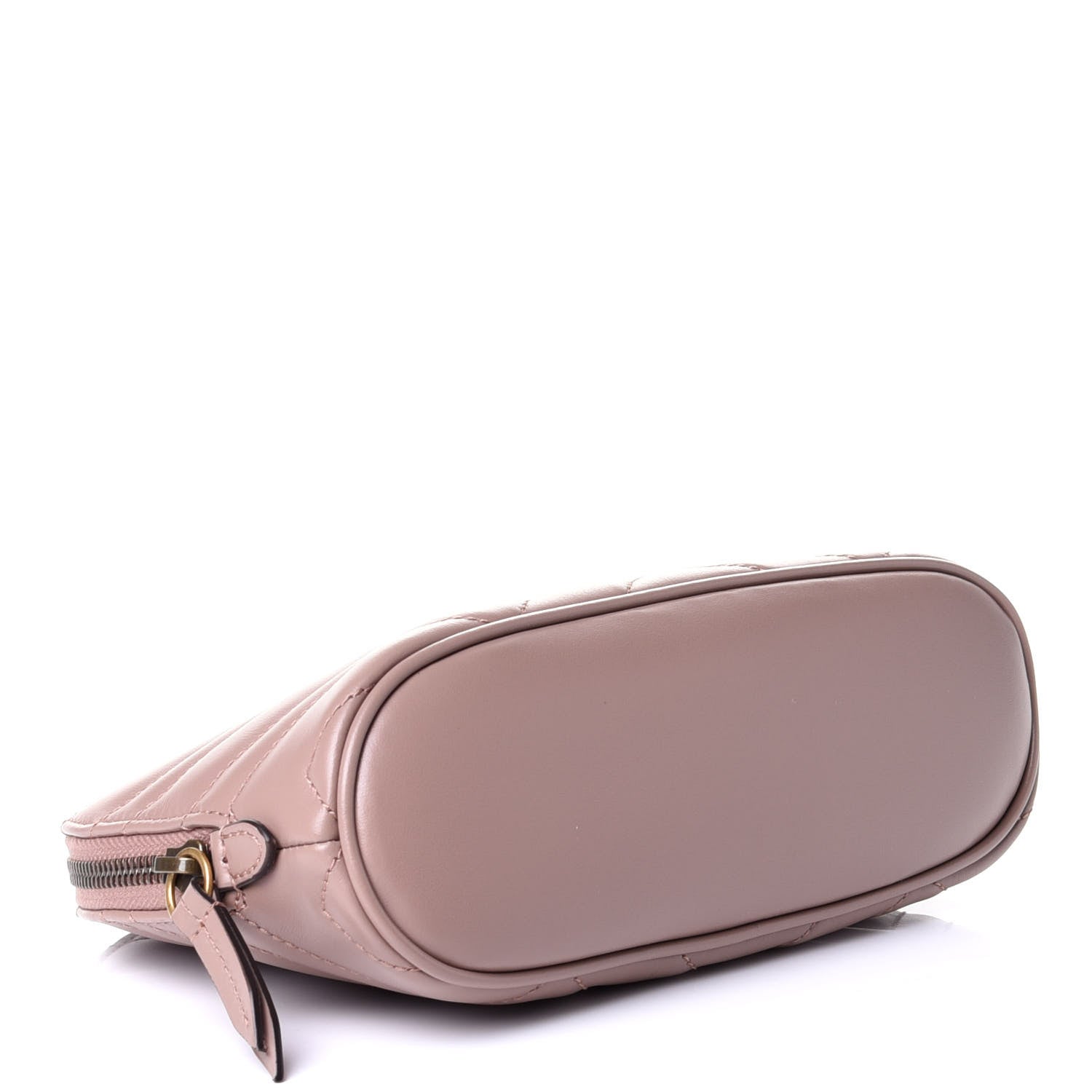 Gucci Calfskin Matelasse Large GG Marmont Pouch Cosmetic Case Porcelain Rose 4 of 8