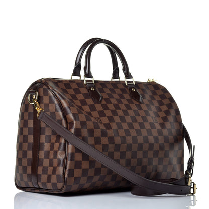 Louis Vuitton Damier Ebene Speedy Bandouliere 35 4 of 10