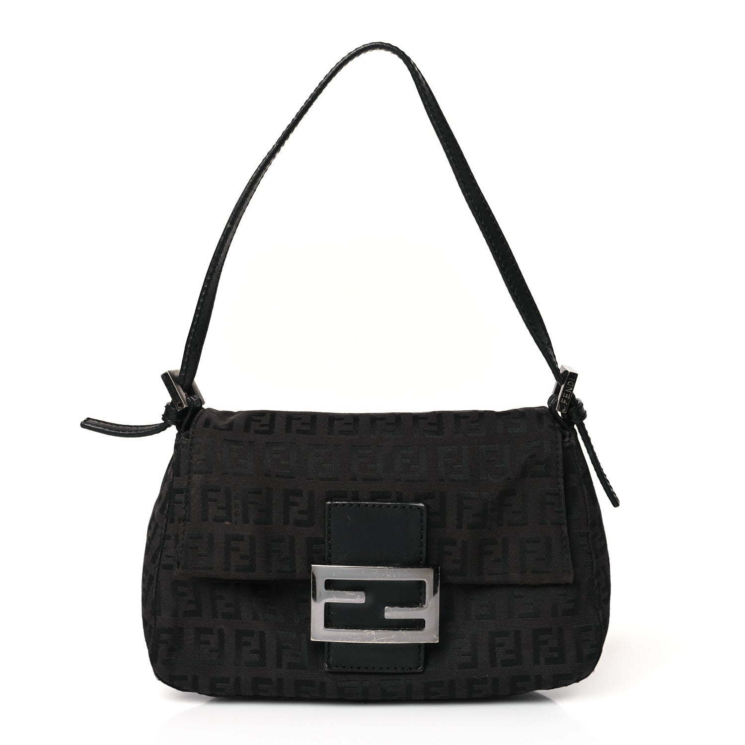 Fendi Zucchino Mini Mama Baguette Black 1 of 9