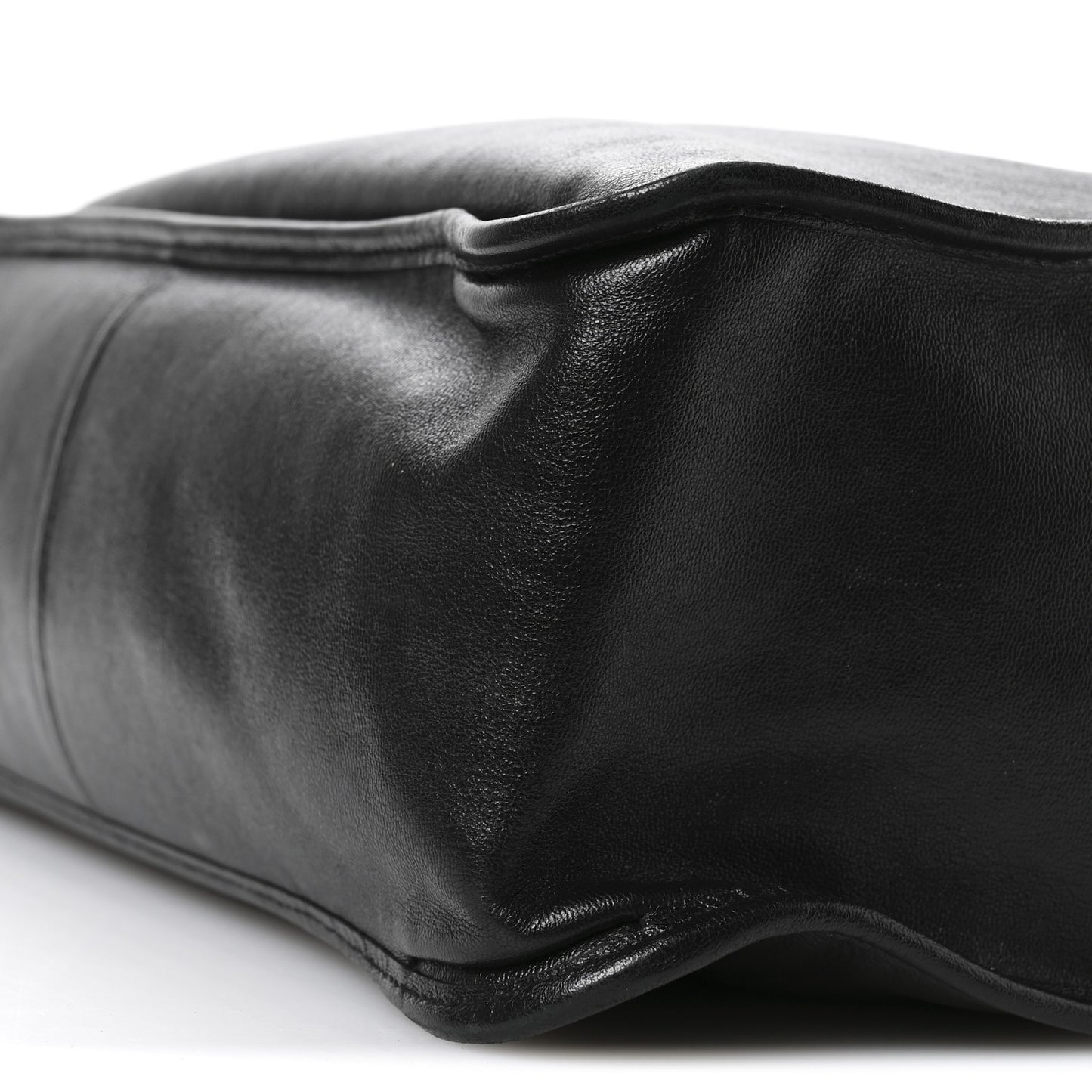 New Sakai Calfskin Lux Horsebit 1955 Tote Bag Black