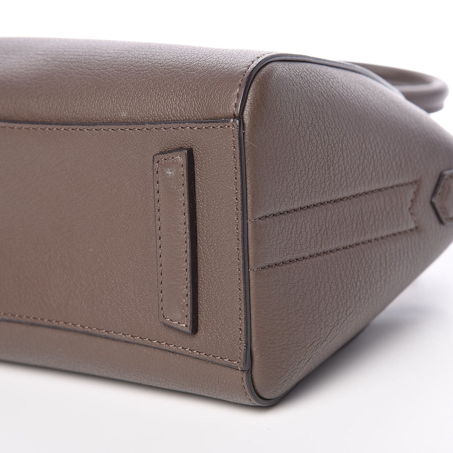 Sugar Goatskin Mini Antigona Heather Grey