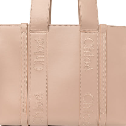 Chloe Calfskin Medium Woody Tote Nomad Beige 8 of 11