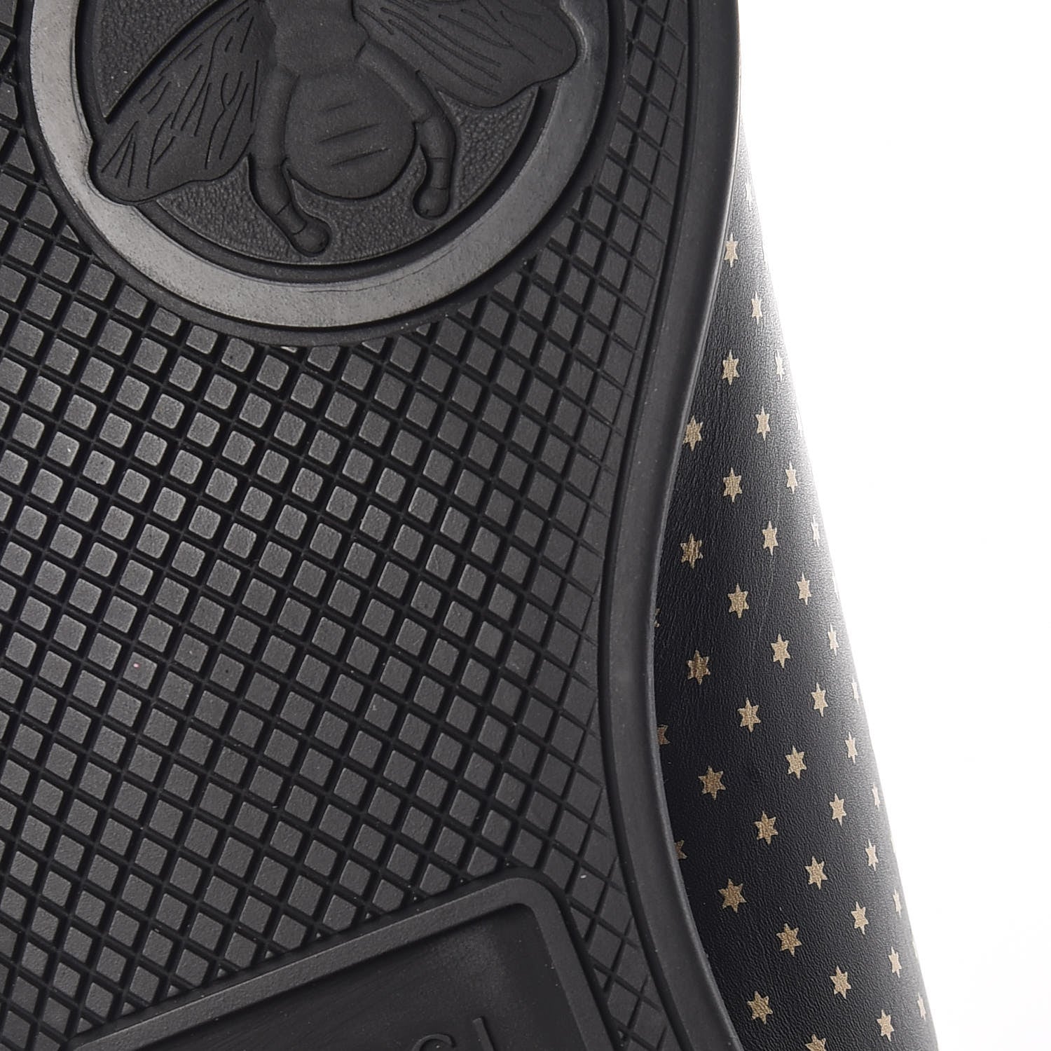 Gucci X SEGA Calfskin GUCCY Stars Mens Falacer Sneakers 9 Black 9 of 10