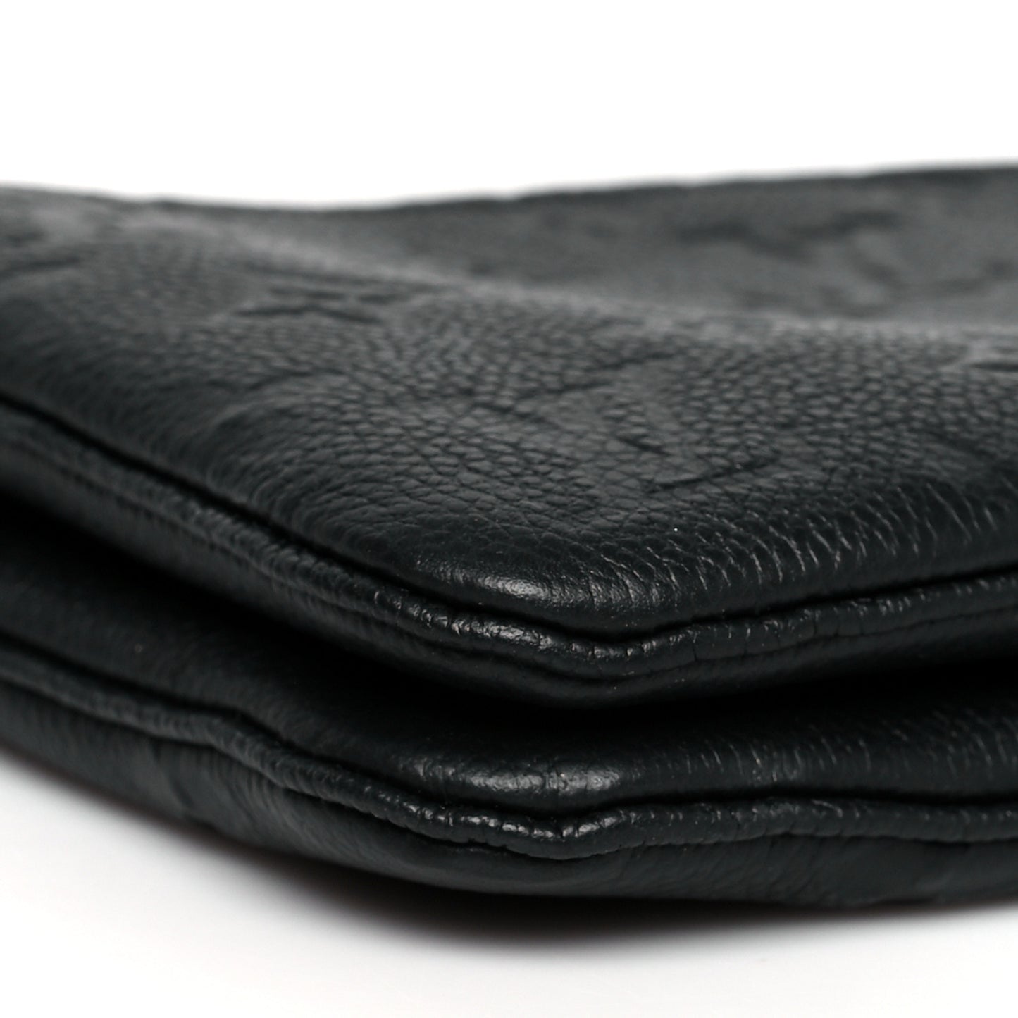 Empreinte Double Zip Pochette Black