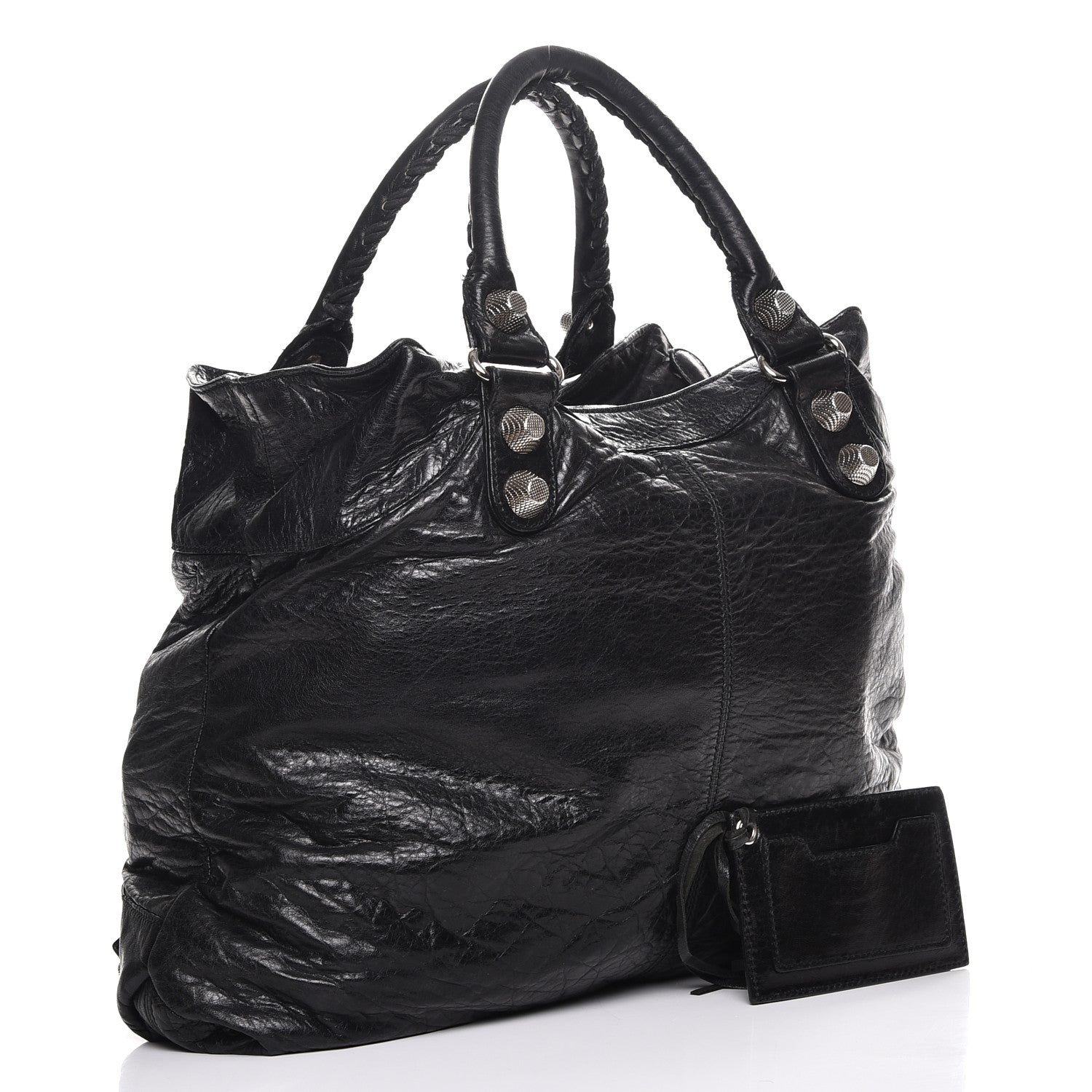 Balenciaga Agneau Giant 21 Silver Hardware Brief Black 3 of 7