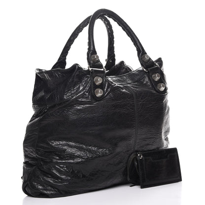 Balenciaga Agneau Giant 21 Silver Hardware Brief Black 3 of 7