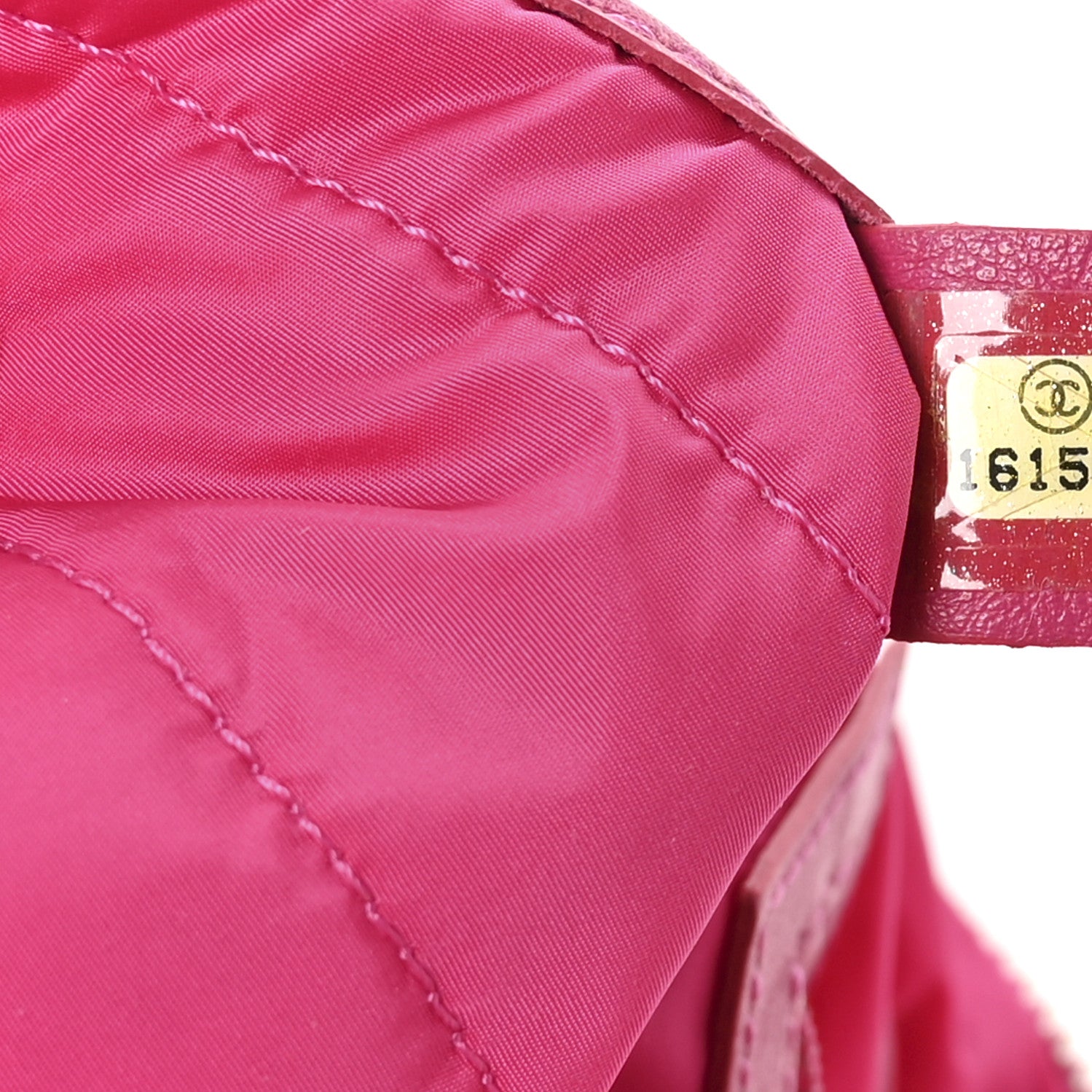 Chanel Nylon Vertical Quilted Jumbo Flap Pink 8 of 11