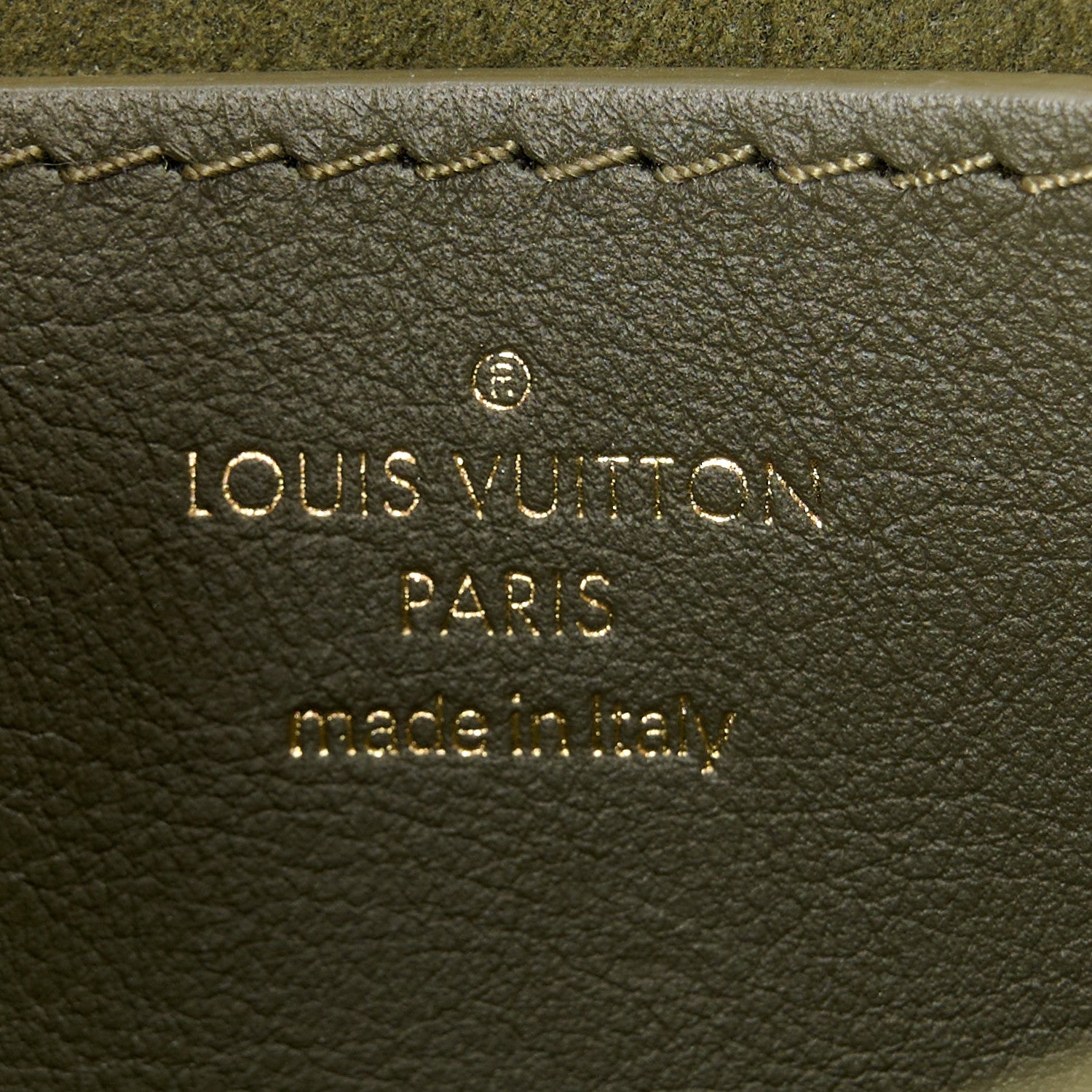 Louis Vuitton LOUIS VUITTON Calfskin New Wave Multi Pochette Kaki 6 of 12