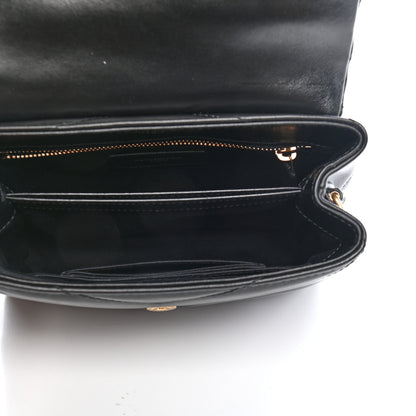 Saint Laurent Calfskin Y Quilted Monogram Toy Loulou Crossbody Bag Black 5 of 9