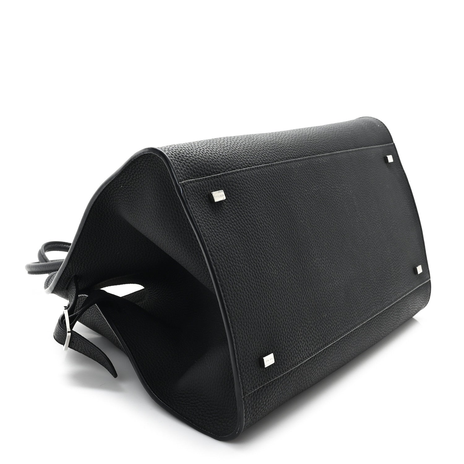 The Row Matte Grained Calfskin Soft Margaux 15 Black 3 of 8