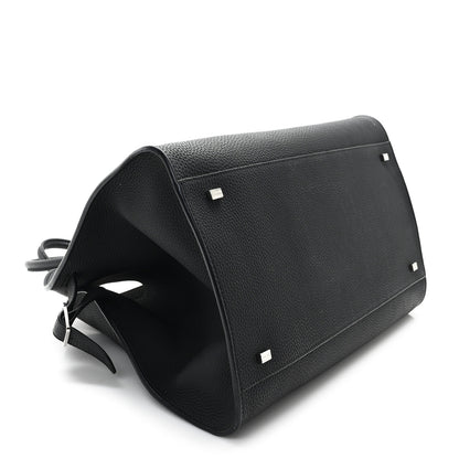 The Row Matte Grained Calfskin Soft Margaux 15 Black 3 of 8