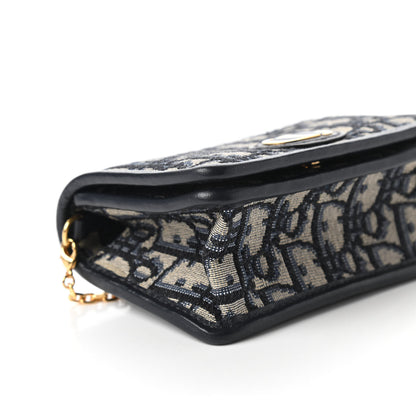 Christian Dior Oblique Nano 30 Montaigne Pouch Blue 6 of 11