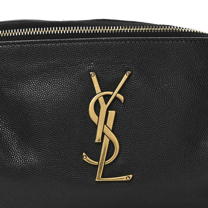 Saint Laurent Grain De Poudre Monogram Belt Bag Black 8 of 10