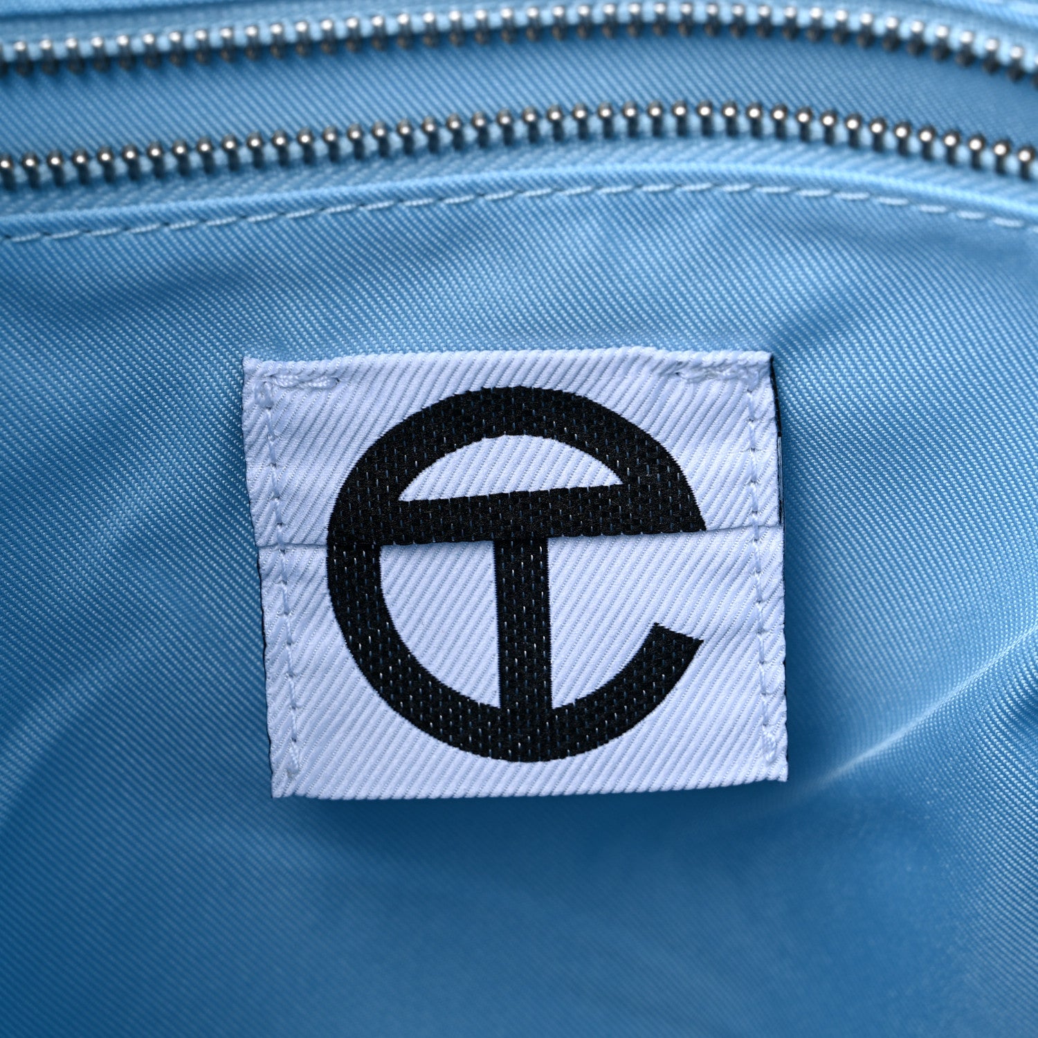 Telfar Vegan Leather Medium Shopping Bag Pool Blue 6 of 10