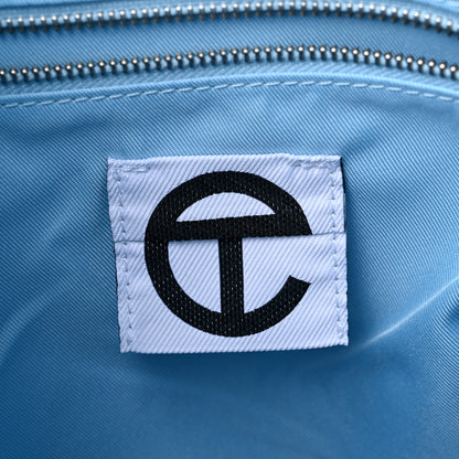 Telfar Vegan Leather Medium Shopping Bag Pool Blue 6 of 10