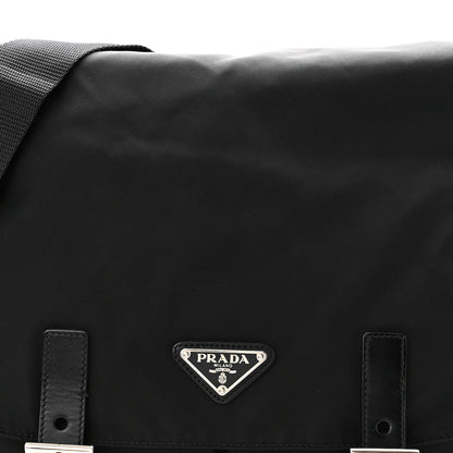 Prada Nylon Vela Sport Messenger Bag Black 8 of 11