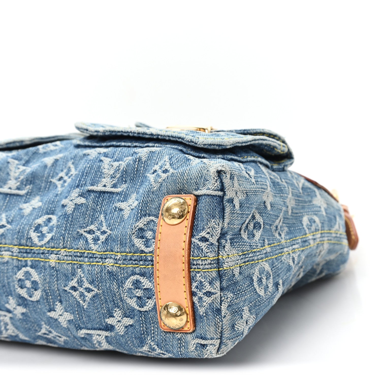 Louis Vuitton Monogram Denim Baggy PM Blue 9 of 11